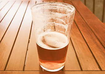 Image showing  Beer drink vintage