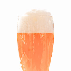 Image showing Retro looking Weisse beer