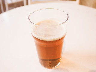 Image showing Retro looking Ale beer