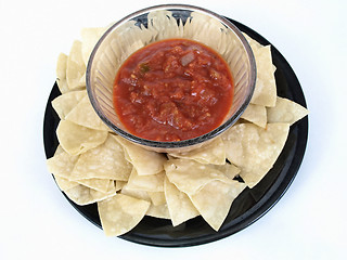 Image showing Salsa and Chips