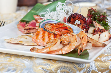 Image showing seafood mix dish