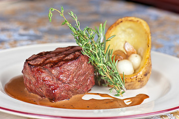 Image showing grilled beef steak