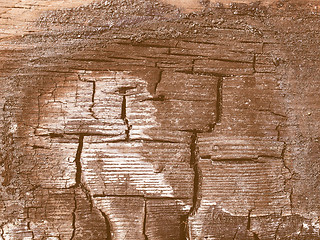 Image showing  Burned wood vintage