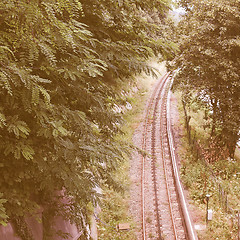 Image showing  Railway picture vintage