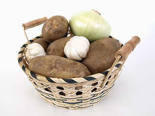 Image showing Country Veggie Basket