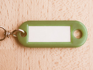 Image showing  Green keyring vintage