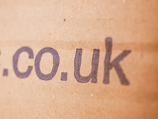 Image showing  Internet co uk url vintage