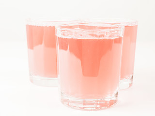 Image showing  Pink grapefruit saft vintage