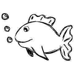 Image showing Cartoon Fish