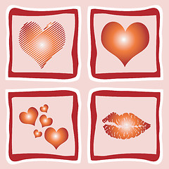 Image showing hearts and lips