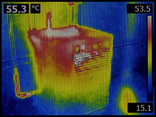 Image showing Heat Dissipation Thermal Image