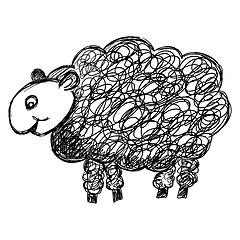 Image showing Sheep Illustration