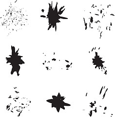 Image showing splatter marks