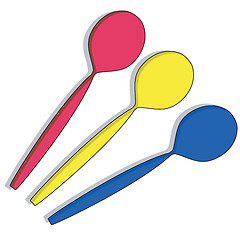 Image showing three spoons