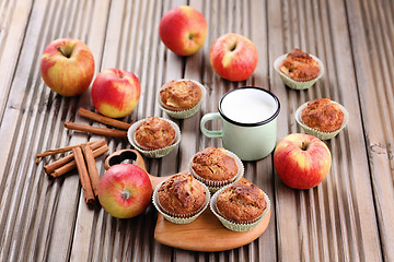 Image showing apple muffins