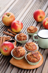 Image showing apple muffins