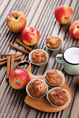 Image showing apple muffins