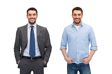 Image showing same man in different style clothes