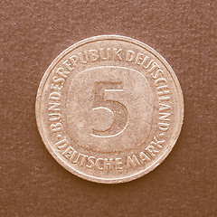 Image showing  Euro coin vintage