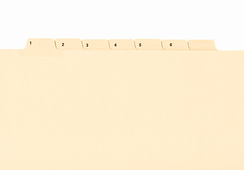 Image showing  File folder vintage