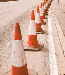 Image showing  Traffic cone vintage