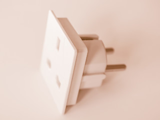 Image showing  British plug socket vintage