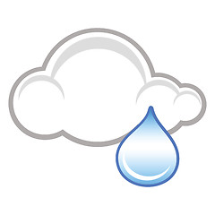 Image showing Raincloud symbol