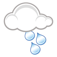 Image showing Raincloud symbol