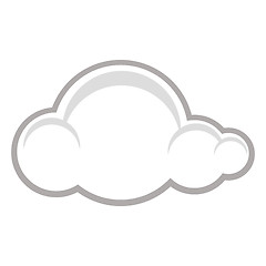 Image showing symbol of a raincloud