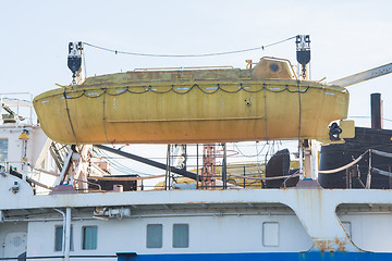 Image showing Lifeboat ship