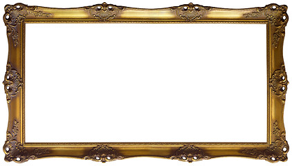 Image showing Panoramic Golden Frame Cutout