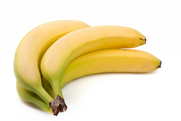 Image showing fresh juicy banana isolated on white