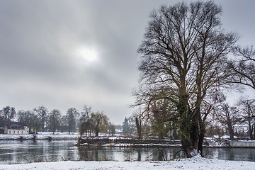 Image showing River Danube in winter