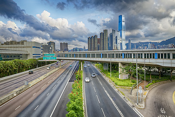 Image showing Hong Kong Highway Traffic