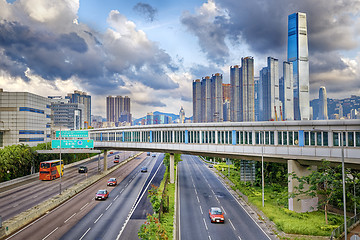 Image showing Hong Kong Highway Traffic