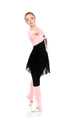 Image showing Young beautiful ballet dancer