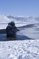 Image showing Winter landscape Vik, Iceland