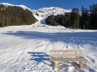 Image showing A trail in Klosters