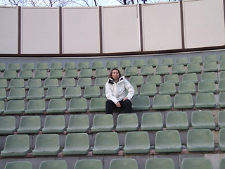 Image showing lonely in stands