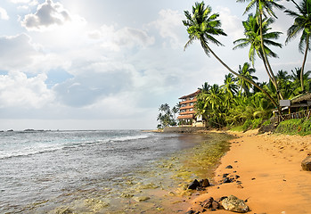 Image showing Evevning on the beach