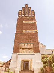 Image showing Wedding Tower in Darmstadt vintage