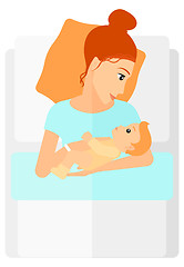 Image showing Woman in maternity ward.