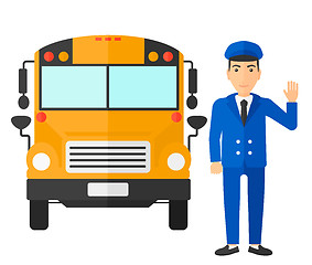 Image showing School bus driver.