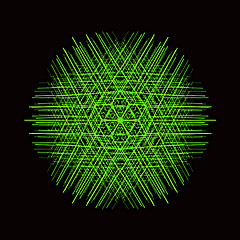 Image showing green lines