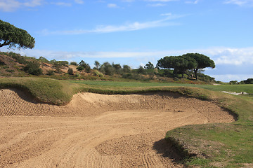 Image showing Sand bunker