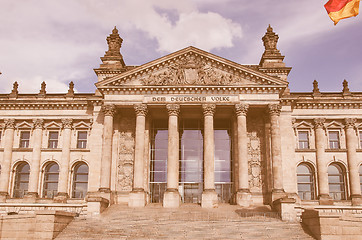 Image showing Reichstag Berlin vintage