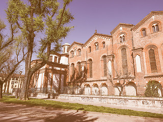 Image showing Sant Eustorgio church Milan vintage