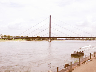 Image showing River Rhein vintage