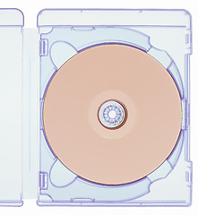 Image showing  Bluray disc isolated vintage