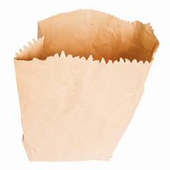 Image showing  Paper bag shopper vintage